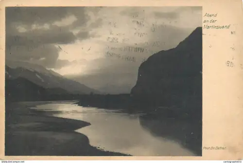 A5268  Austria Abend an der Martinswand Tirol