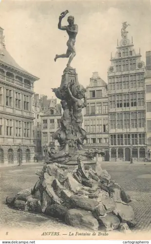 A5121 Belgium Anvers Brabo fountain
