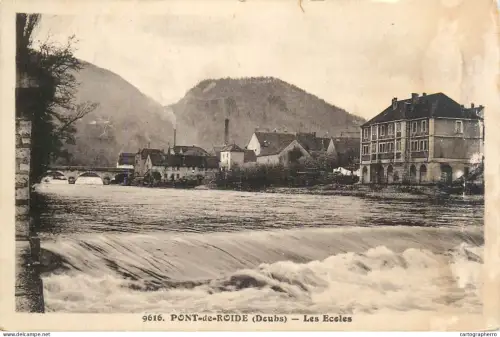A5115 France carte postale avec défaut pont de Roide