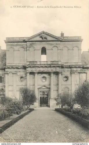 A5115 France carte postale avec défaut Ourscamp