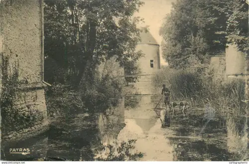 A5115 France carte postale avec défaut Beaumont du Gatinais