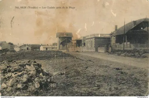 A5115 France carte postale avec défaut Sion