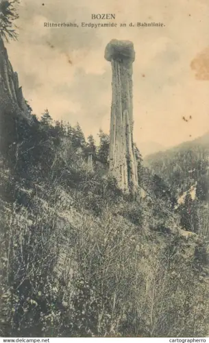 A1662 Bozen Rittnerbahn, Erdpyramide an d. Bahnlinie