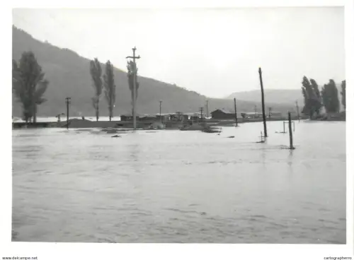 Romania flood disasters real photo (9 x 13 cm) inundatiile din Salaj 1970s