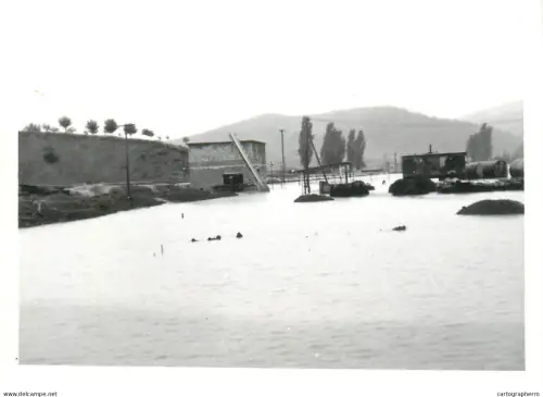Romania flood disasters real photo (9 x 13 cm) inundatiile din Salaj 1970s