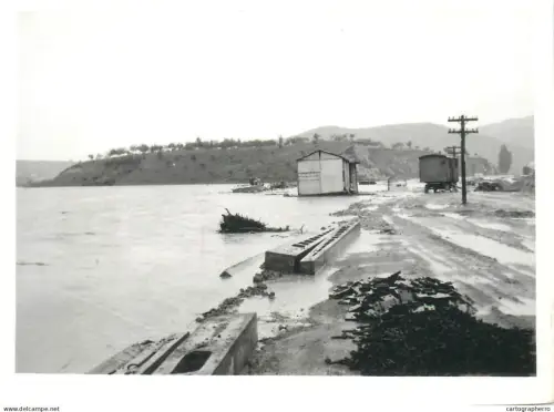 Romania flood disasters real photo (9 x 13 cm) inundatiile din Salaj 1970s