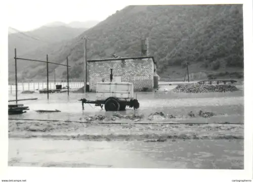 Romania flood disasters real photo (9 x 13 cm) inundatiile din Salaj 1970s