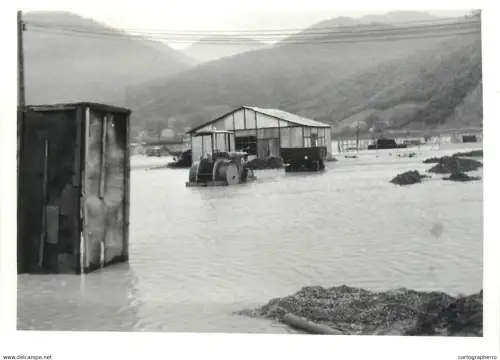 Romania flood disasters real photo (9 x 13 cm) inundatiile din Salaj 1970s