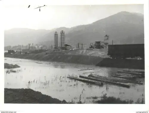 Romania flood disasters real photo (9 x 13 cm) inundatiile din Salaj 1970s