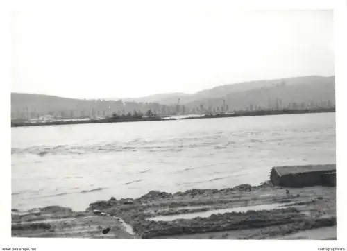 Romania flood disasters real photo (9 x 13 cm) inundatiile din Salaj 1970s