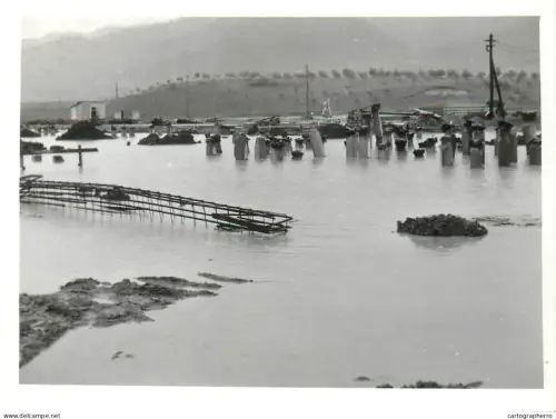 Romania flood disasters photo (9 x 13 cm) inundatiile din Salaj 1970s