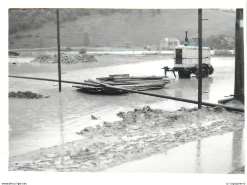 Romania flood disasters photo (9 x 13 cm) inundatiile din Salaj 1970s
