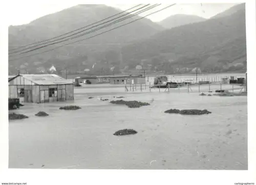Romania flood disasters photo (9 x 13 cm) inundatiile din Salaj 1970s