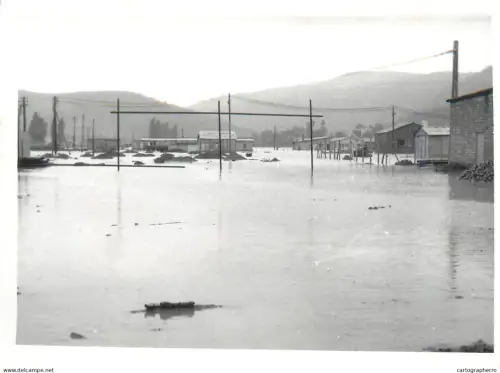 Romania flood disasters photo (9 x 13 cm) inundatiile din Salaj 1970s