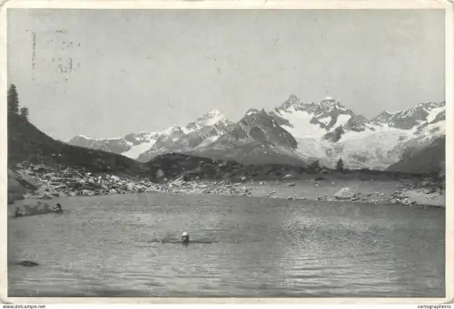 A5271 Switzerland Lac Vert pres de Zermatt avec Dent Blanche