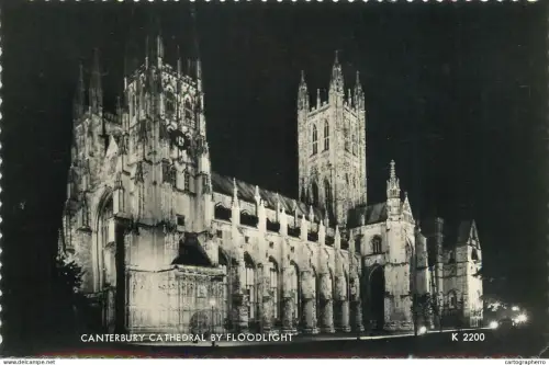 A5271 England Canterbury Cathedral floodlight