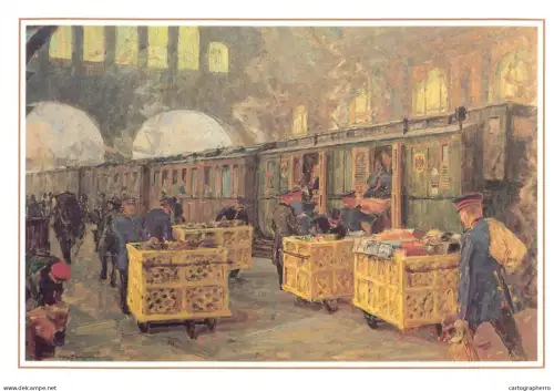 A5822 Postal Services Germany Post Paketpost im Anhalter Bahnhof Berlin