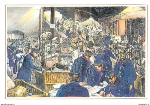 A5822 Postal Services Germany Post Weihnachtsverkehr im Paketpostamt Berlin