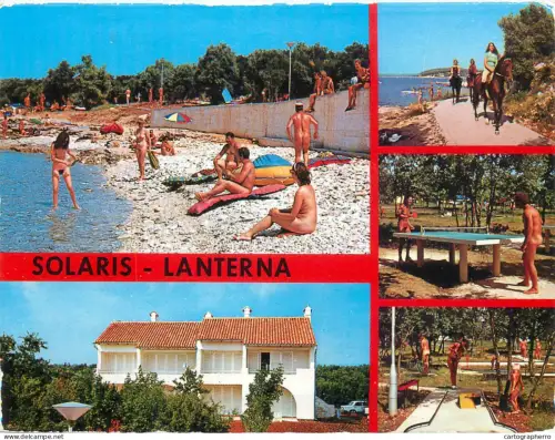 A5822 Naturisme naturism Solaris - Landerna nudists beach Riviera Porec