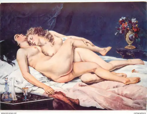A5822 Les Dormeuses - Gustave Courbet