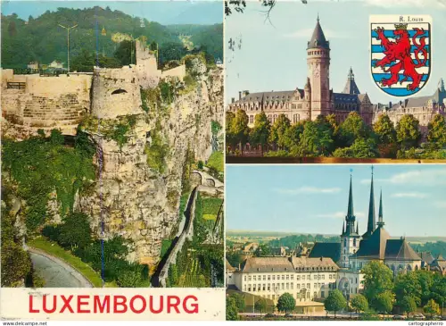 A5318 Luxembourg multi view souvenir