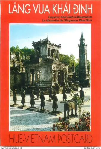 A5317 Vietnam Khai Dinh Mausoleum typical architecture