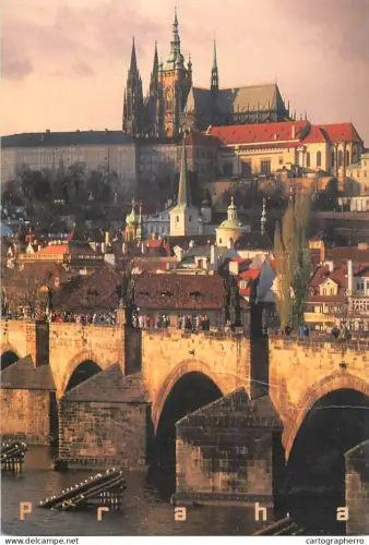 A5317 Czech Republic Prague Charles Bridge and Castle
