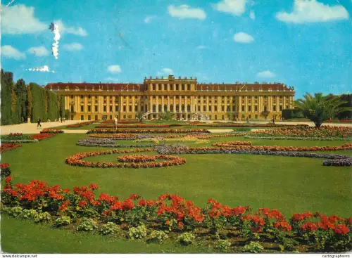 A5315 Austria Wien Schonbrunn Schloss und Blumenparterre