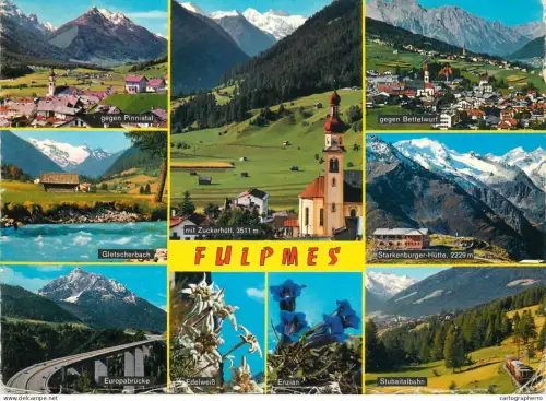 A5315 Austria Fulpmes Stubaital Tirol multi view