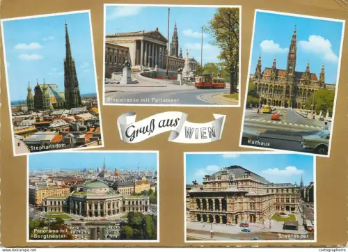 A5315 Austria Grusse aus Wien multi view