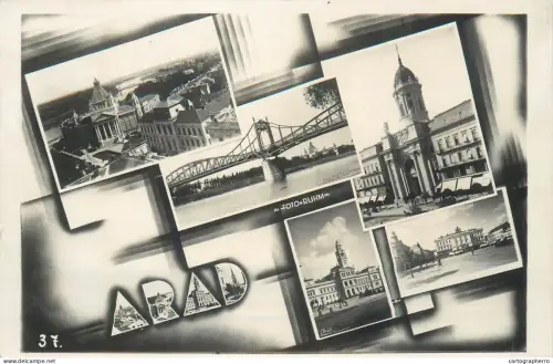 Romania Arad multi views 1936