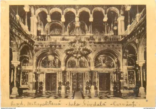 Romania / Ukraine Cernauti Czernowitz Resedinta Mitropolitana - Sala Sinodala 1936