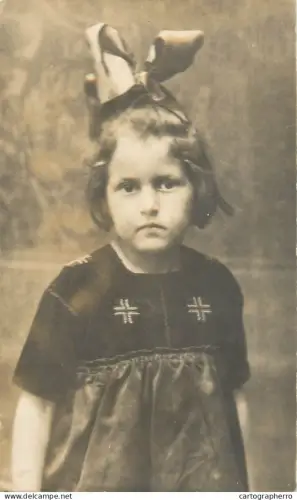 A5846 Souvenir vintage photographic postcard girl portrait