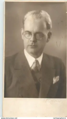 A5846 Anonymous persons souvenir photographic postcard foto Kopelent Sušice