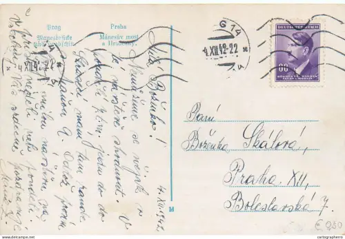 A5845 Czech R. Prag Praha 1942