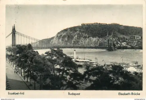 A5820 Hungary Budapest Elisabet-Brucke 1937