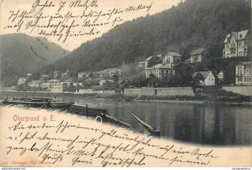 A5820 Bodenbach Obergrund a. E. AK 1905