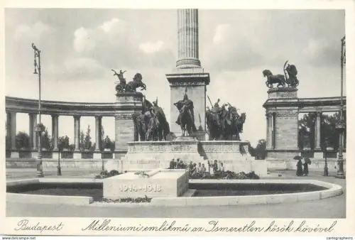 A5813 Hungary Budapest Milleniumi emlekmu