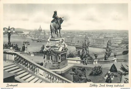 A5813 Hungary Budapest panorama equestrian monument
