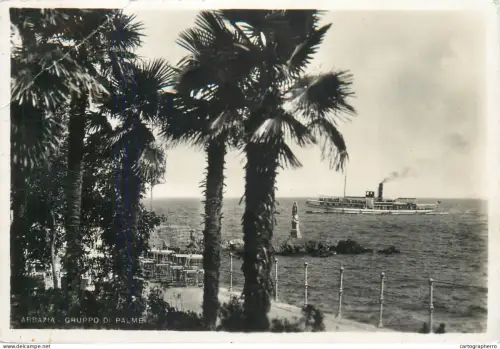 A5813 Croatia Opatija Abbazia steamship