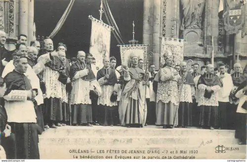 A5850 Orléans - Les Fêtes de Jeanne d 'Arc - 7 et 8 Mai 1920 la benediction des Eveques