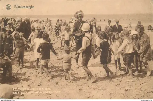 A5849 Blankenberge le troubadour italien