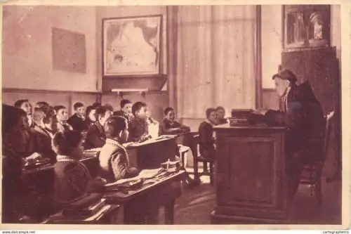 A5849 FONTENAY SOUS BOIS Petit Séminaire des Missions Franciscaines en classe