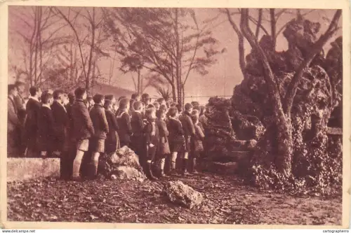 A5849 FONTENAY SOUS BOIS Petit Séminaire des Missions Franciscaines les adieux a la Vierge de la grotte