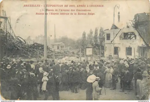 A5849 Brussels > Universal exhibitions 1910 apres l`incendie