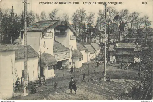 A5849 Brussels > Universal exhibitions 1910 village Senegalais