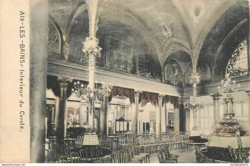 A5849 Aix les Bains interieur du Cercle 1900s