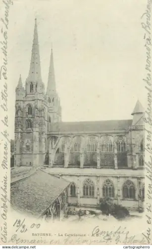 A5849 Bayonne cathedrale cpa 1900