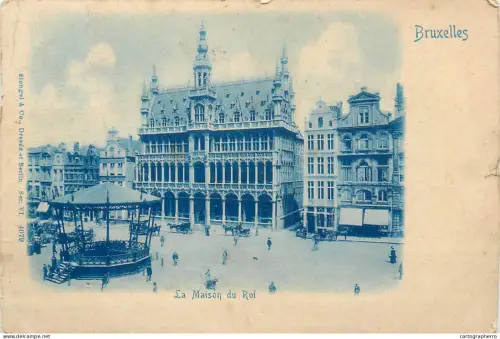 A5848 Bruxelles maison du roi cpa