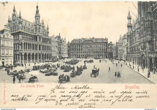 A5848 Bruxelles la grande place cpa